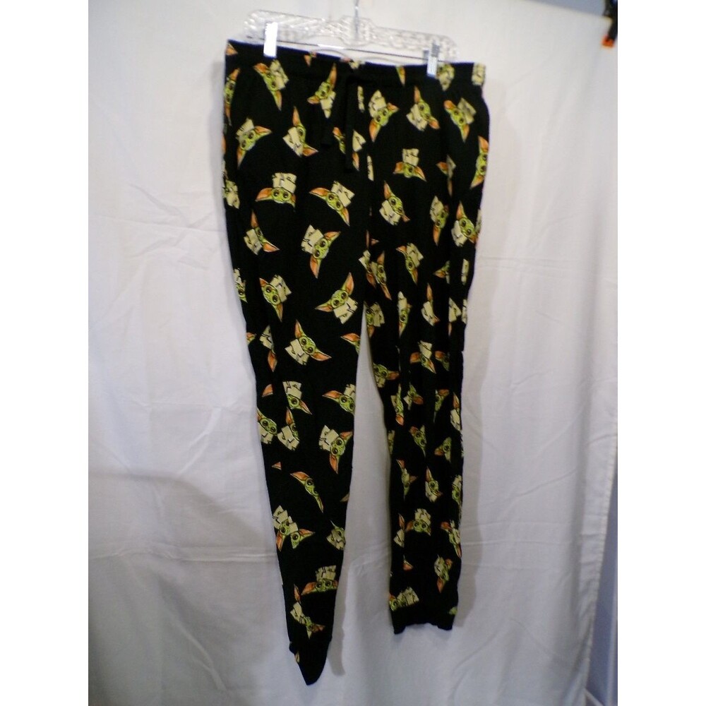 Star Wars The Mandalorian Men's Grogu Lounge Pajama Jogger Pants L